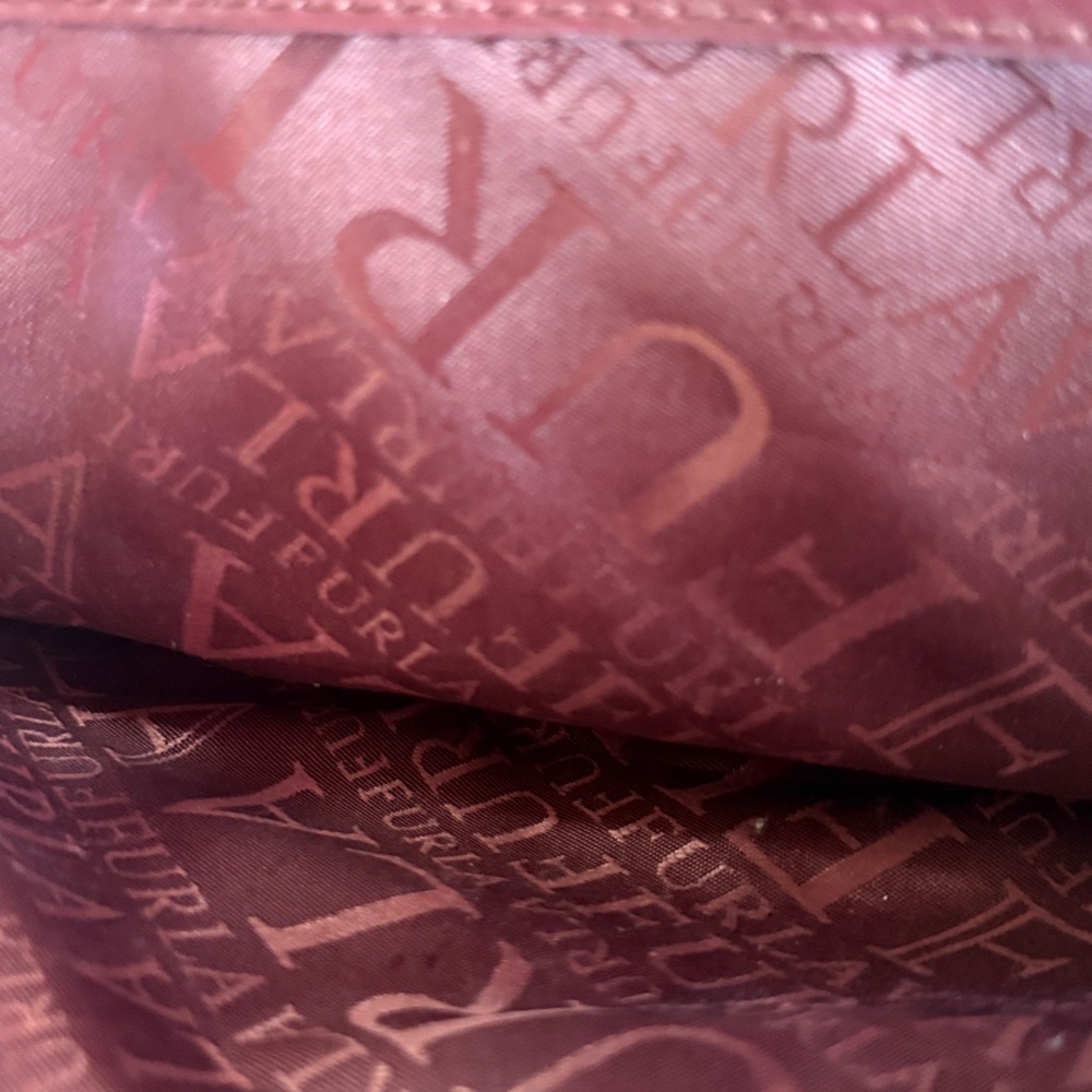 Furla Burgundy Leather Shoulder Bag - Picture 8 of 11